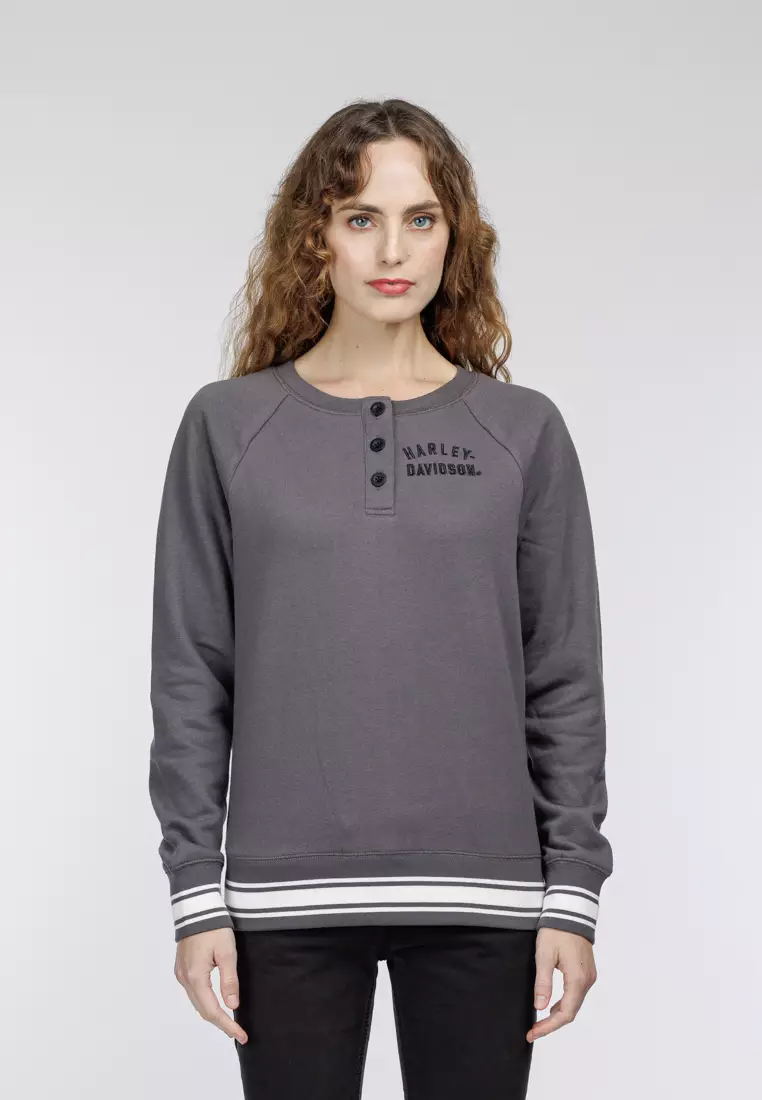 Harley Davidson Harley-Davidson Race Her Crewneck Pullover