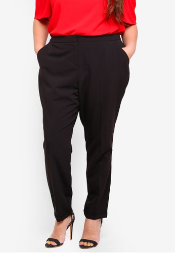 Dorothy Perkins black Plus Size Straight Black Trousers C73B8AAC01368AGS_1