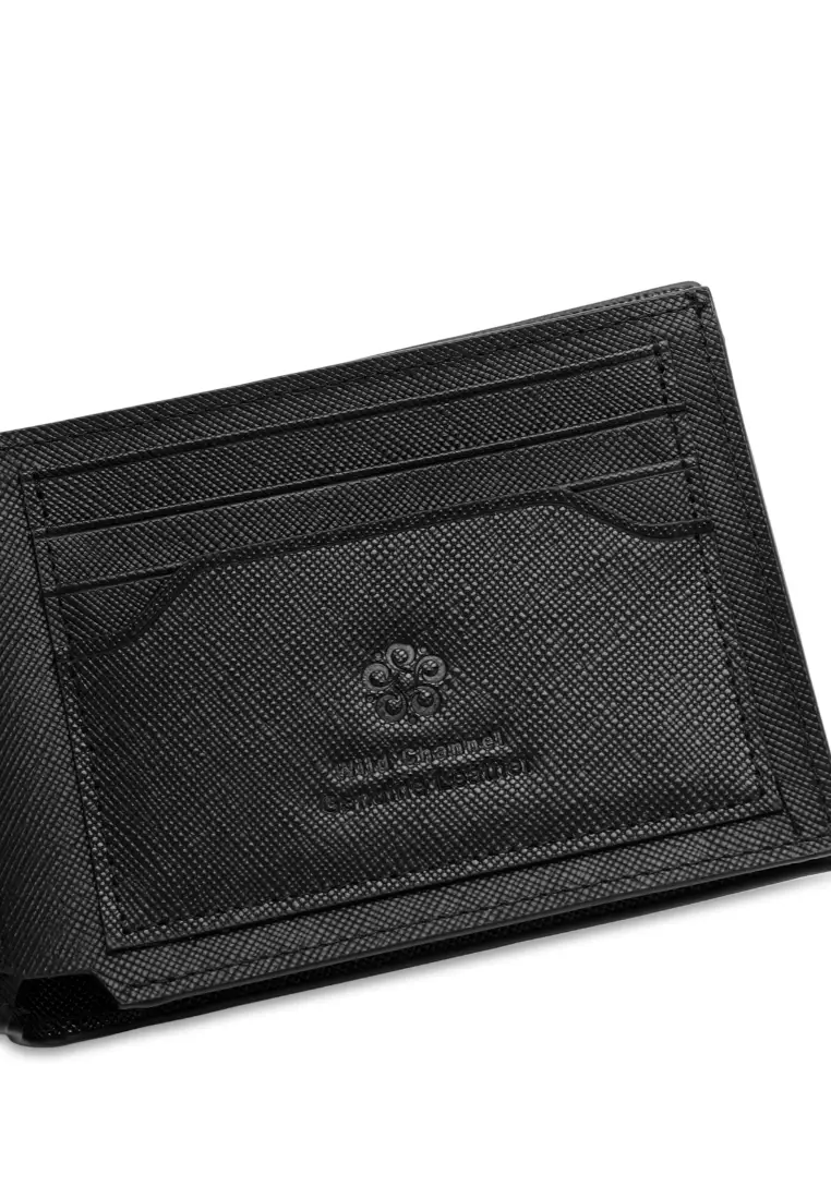 Men's Genuine Leather RFID Blocking Bi Fold Wallet