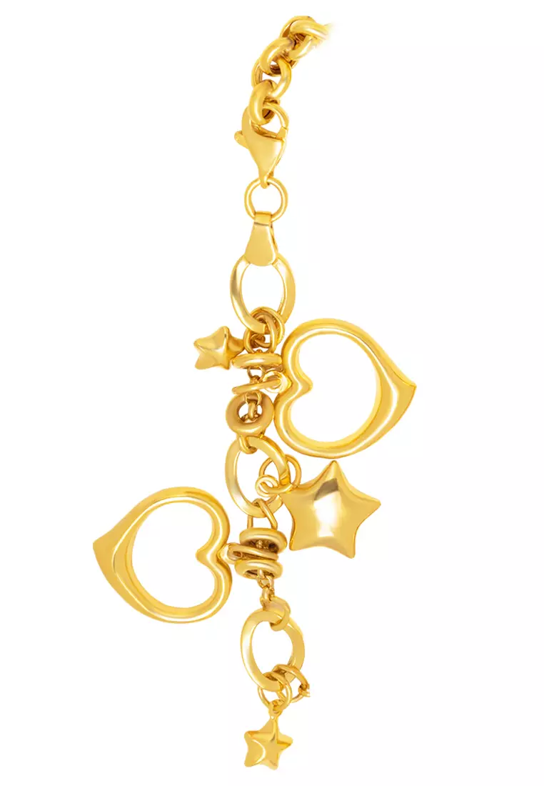 TOMEI Lusso Italia Love Bracelet, Yellow Gold 916