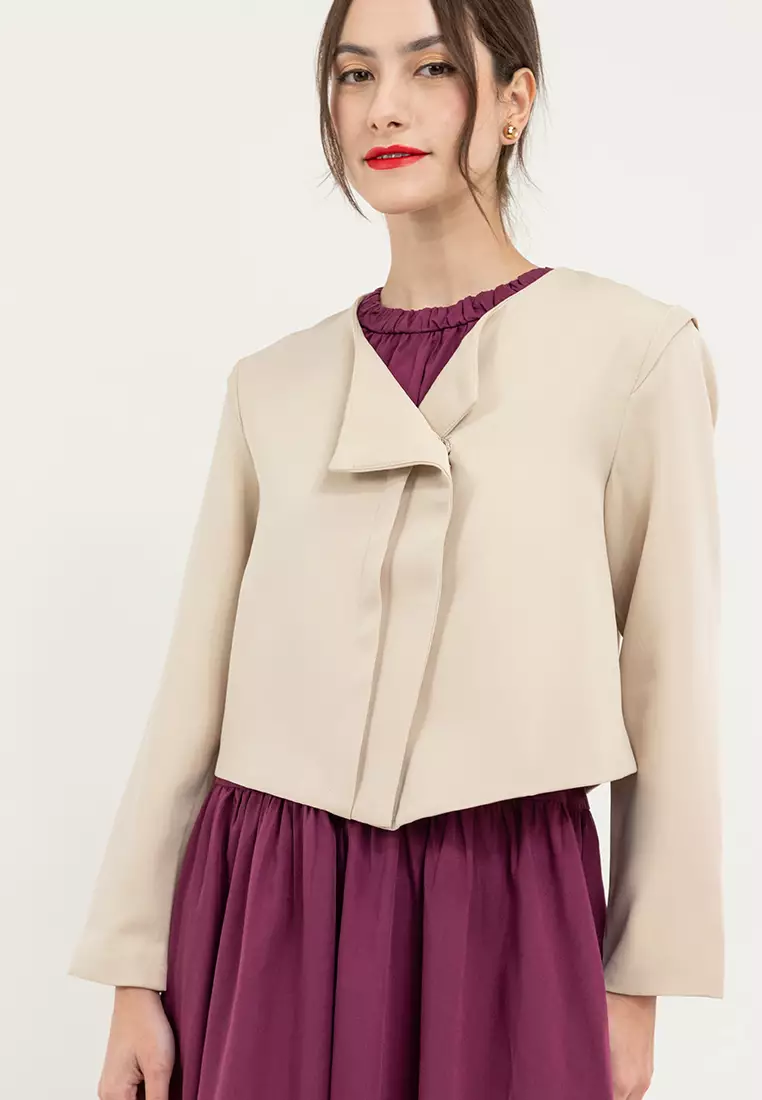 Ciatrice Fold Detailed Jacket