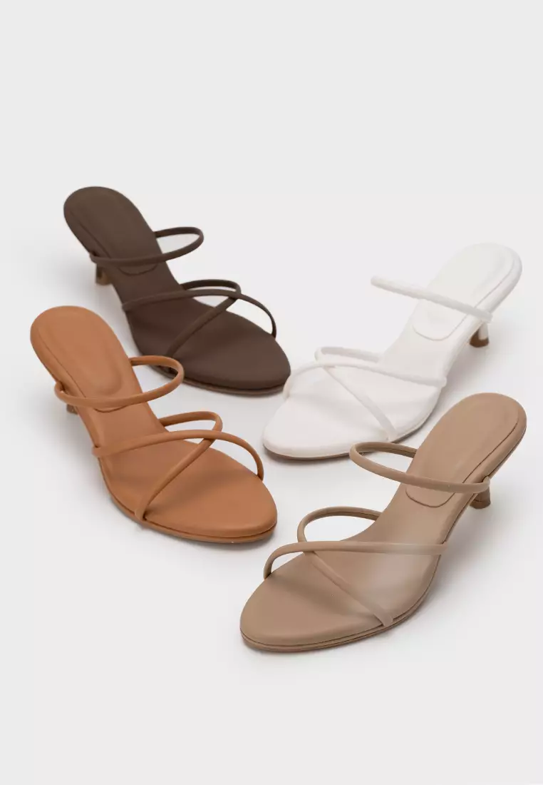 CLOUDFOAM MID HEEL WITH MULTI STRAP