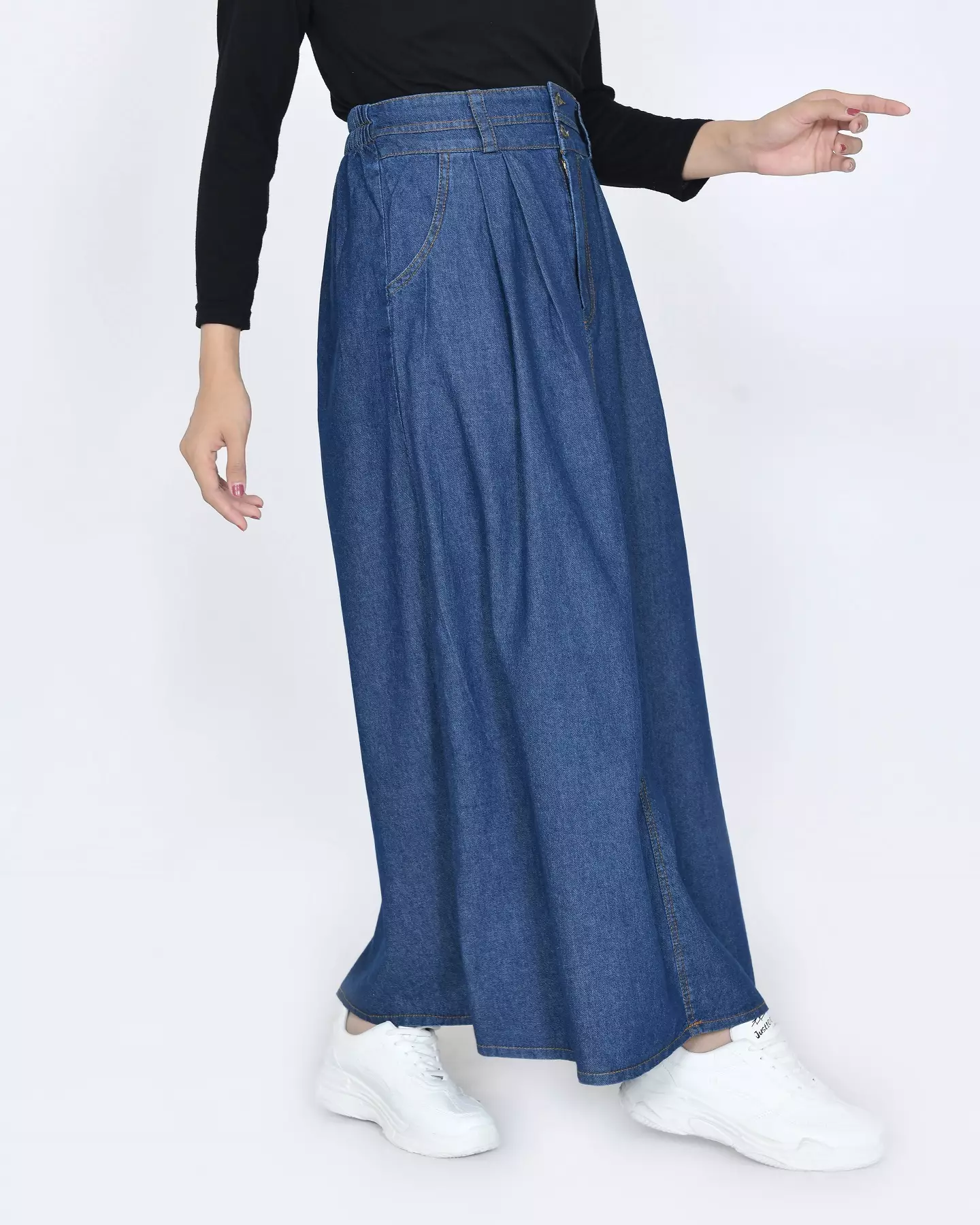 Rok Jeans Button