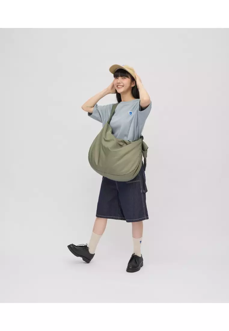 Plain-Me Cloud Bag-Olive (L)  Polyester 100%