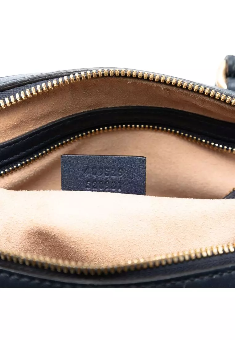 Pre-Loved Gucci Small Gg Supreme Boston Bag