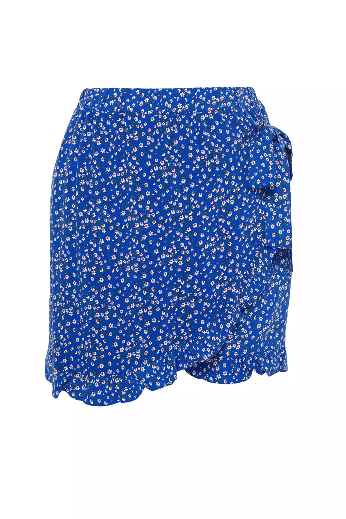 Plus Size Floral Skorts