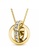 Krystal Couture gold KRYSTAL COUTURE Gold Interlock Ring Pendant Necklace Embellished with Swarovski® Crystals 7C4D6AC438965EGS_2