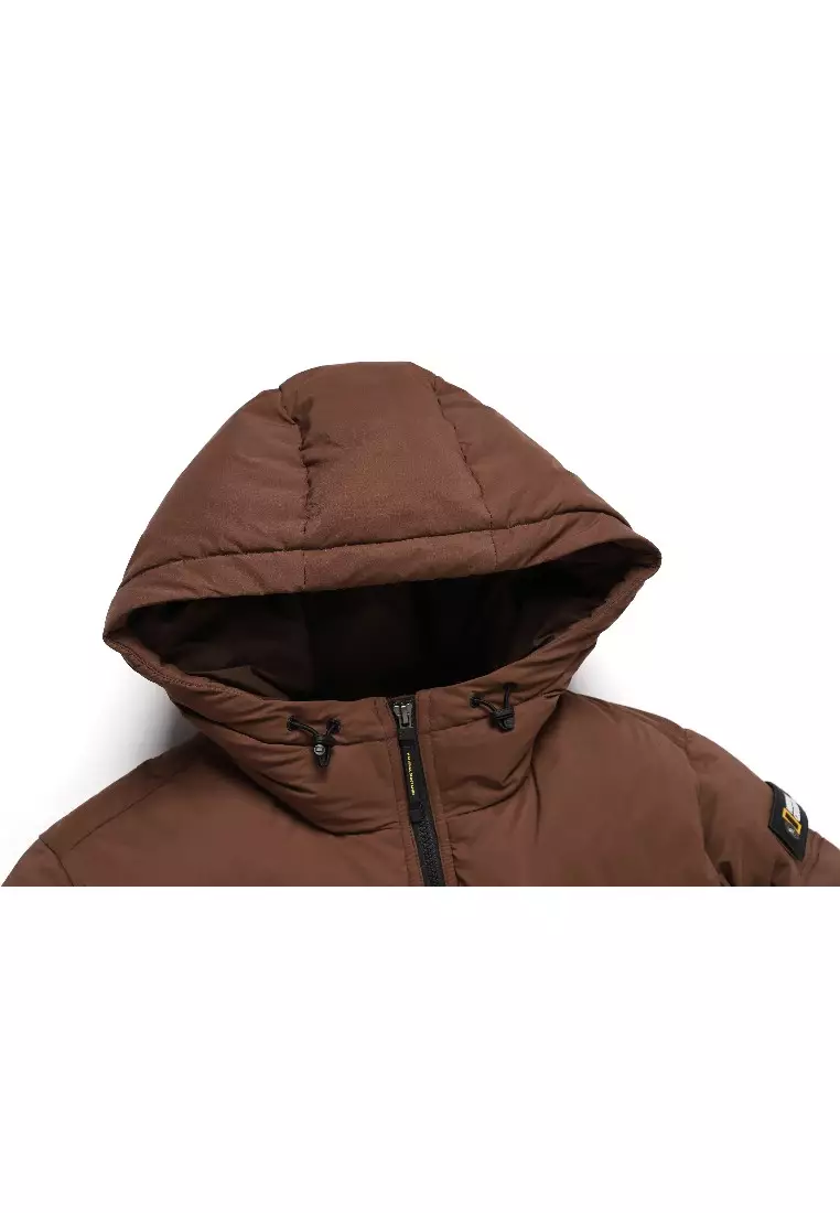 女裝GOLDEN MOLE短版連帽羽絨外套