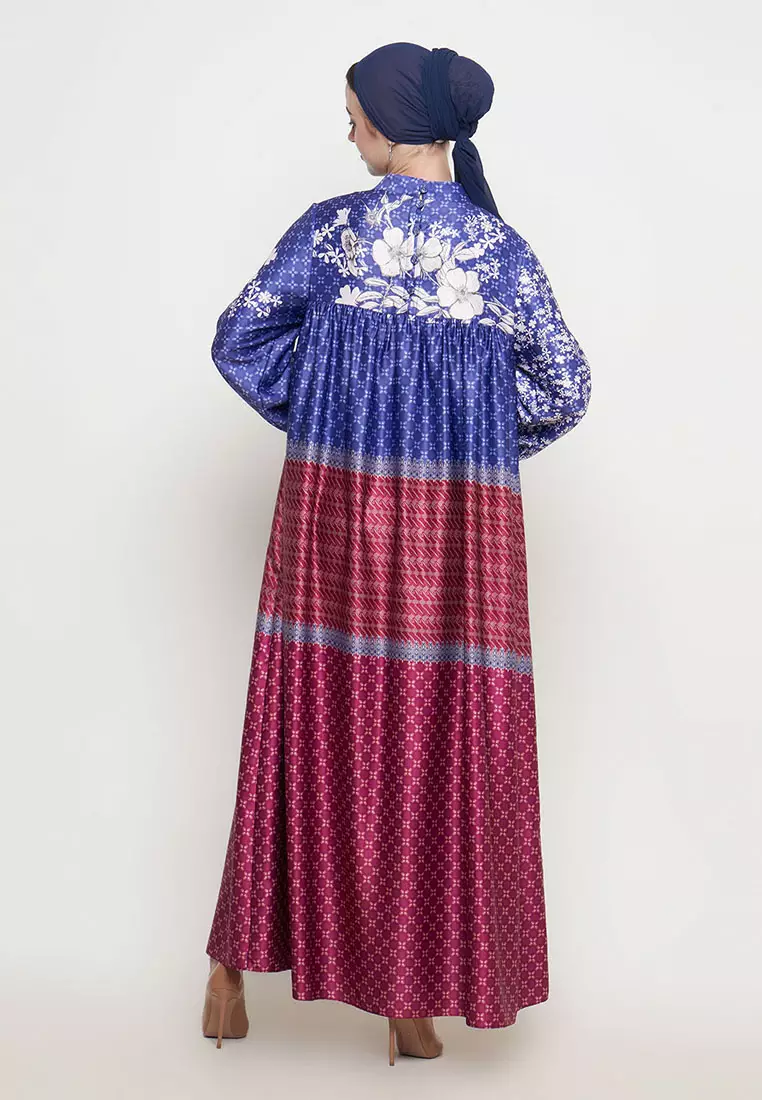 Kamilaa by Itang Yunasz Dress Milani Maroon