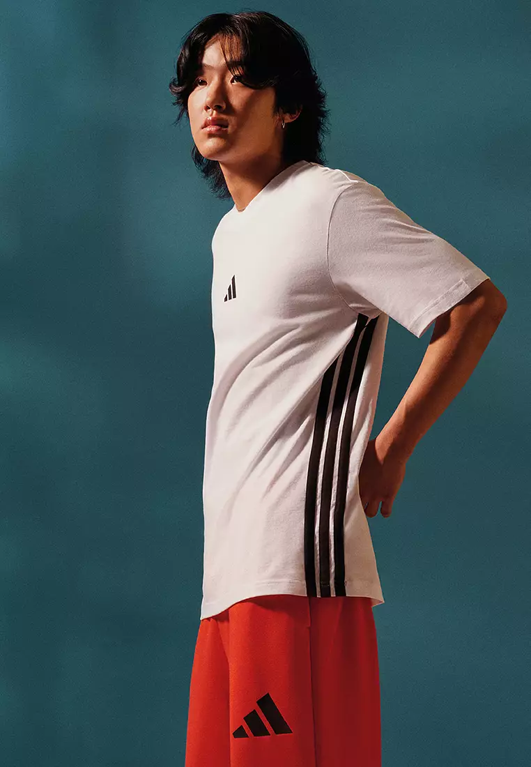 Essentials 3-Stripes Single Jersey T-Shirt