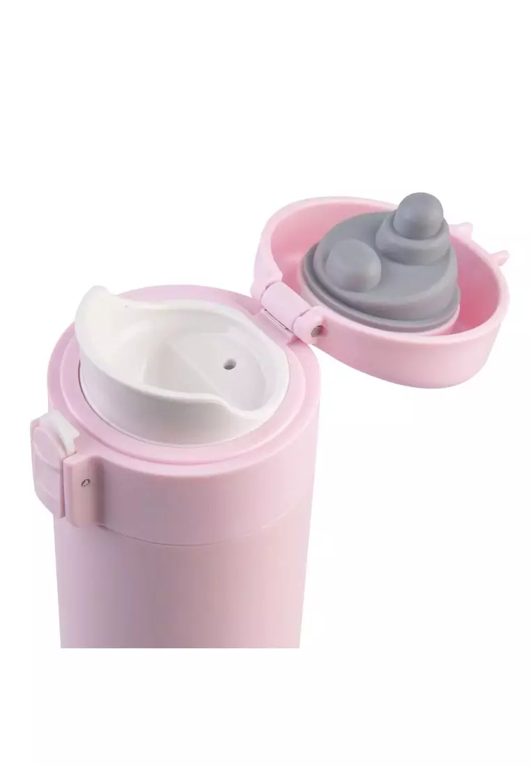 Oasis Stainless Steel Flip-Top With Lock Vacuum Flask 480ML - Pink Lemonade