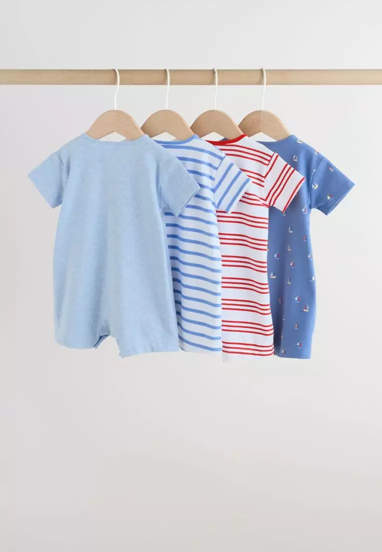 Jersey Baby Rompers 4 Pack