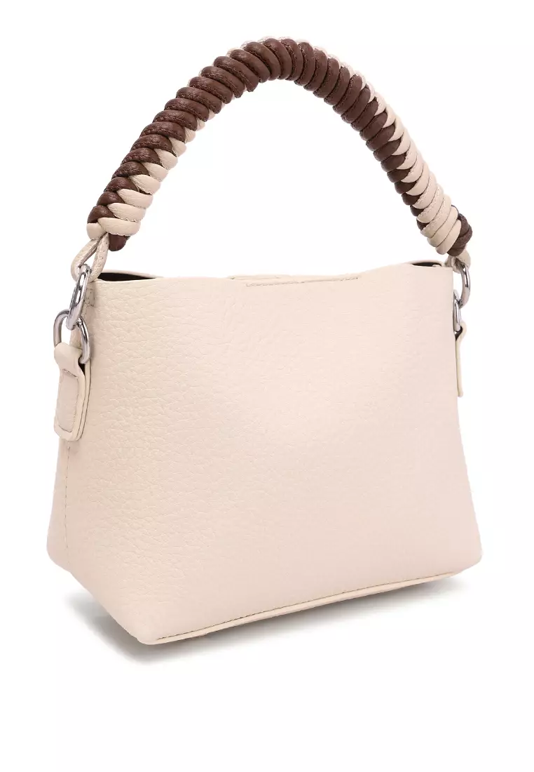 Cable Cord Strap Mini Bag In Off White