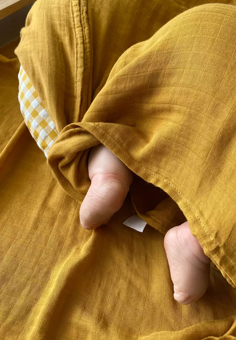 Mustard yellow discount swaddle