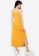 ZALORA BASICS yellow Basic Curved Hem Cami Dress 27AA9AA29C5BDDGS_2