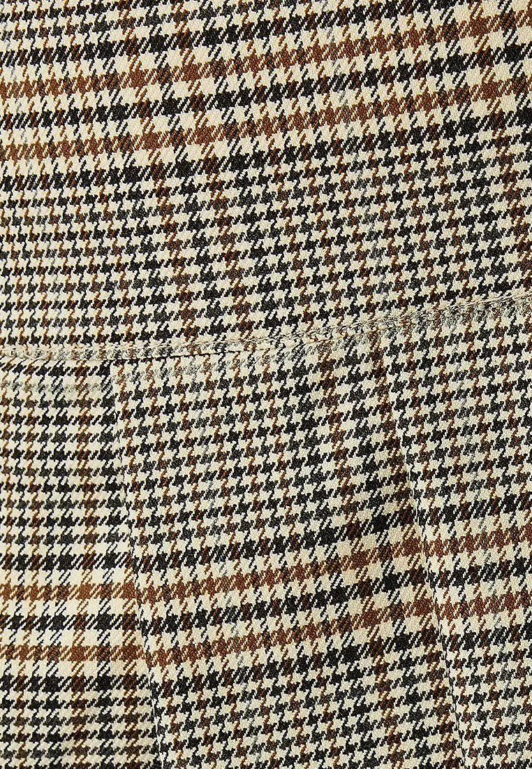 Standard Waist Mini Pleated Plaid Skirt