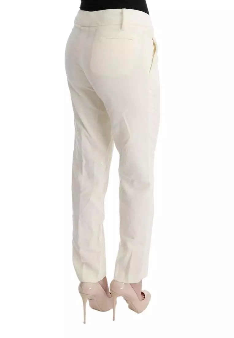 パンツ ERMANNO SCERVINO 'Yot' pants Ermanno Scervino Straight-Cut Denim Trousers with Hand
