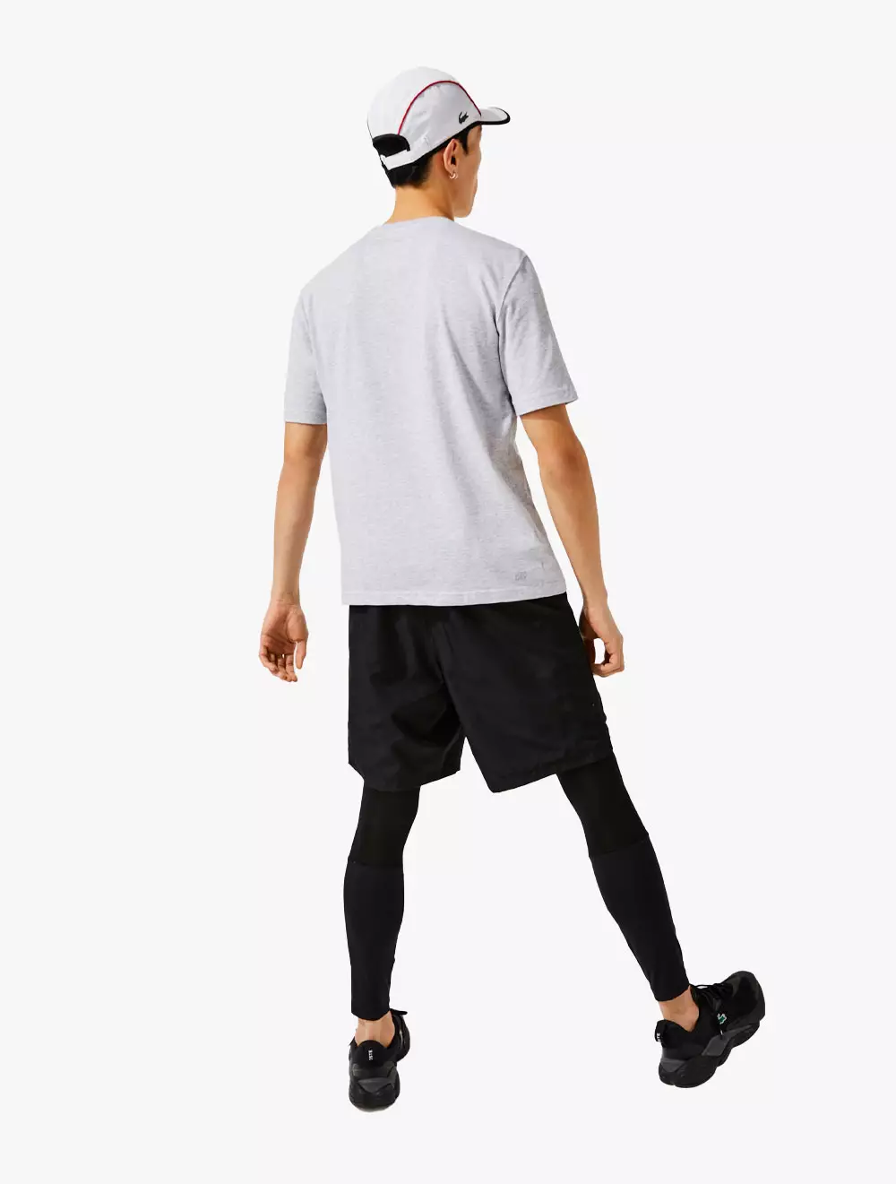 Men's Lacoste SPORT Breathable  T-shirt - Grey