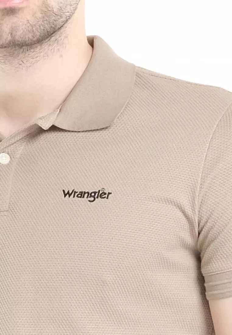 Wrangler Plain Color Polo Shirt for Men