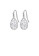 Glamorousky silver Simple Temperament Hollow Pattern Water Drop-shaped Earrings BFBAAAC46EBFCBGS_1