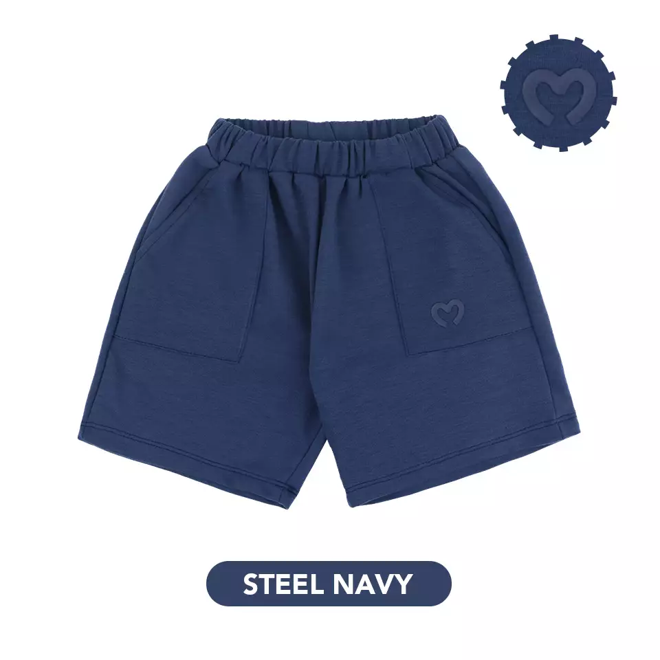 Mooi Celana Pendek Anak Comfy Short Pants Kids - Steel Navy