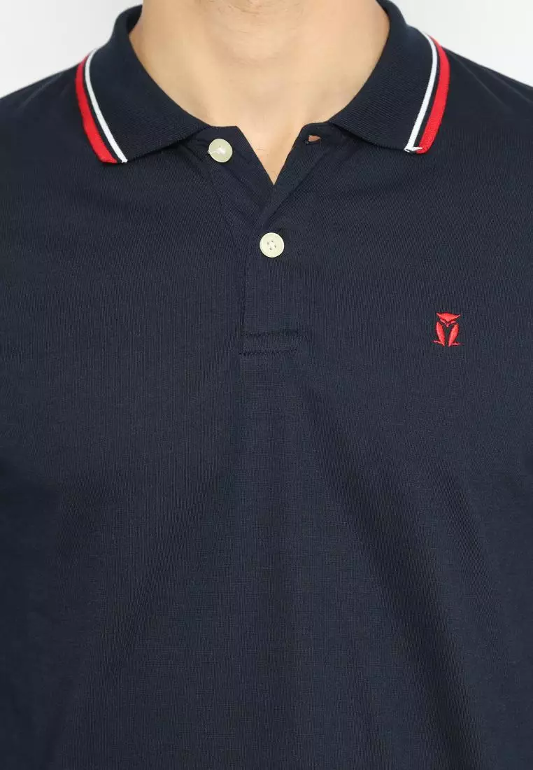 Matsuda Kaos Polo Shirt Lengan Panjang Pria Kerah Kasuga