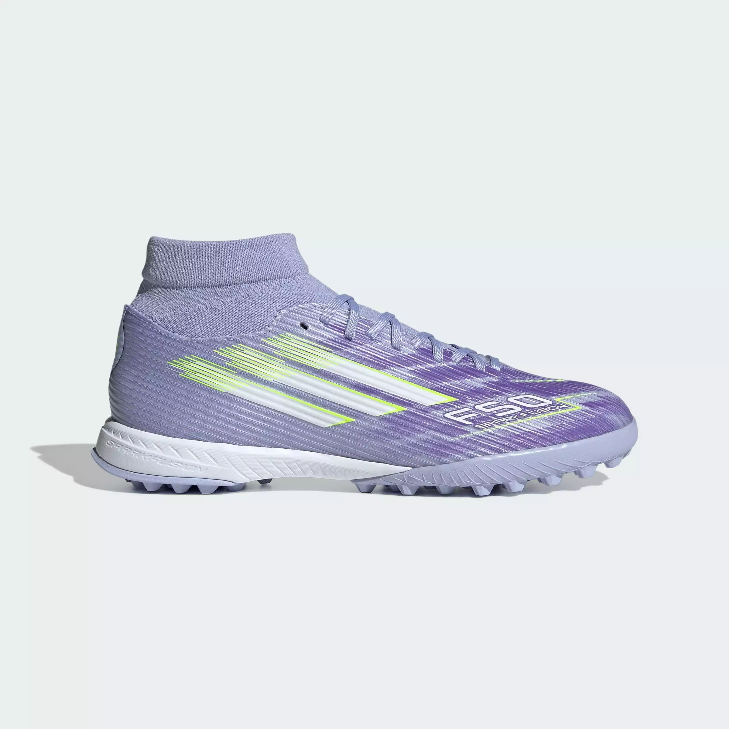 Football F50 Sparkfusion League Turf Boots Women Purple JI0014