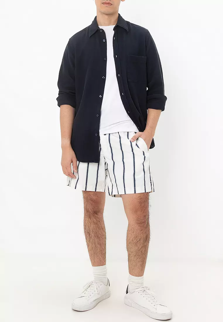 Waffle Print Shirt - BOSS Orange