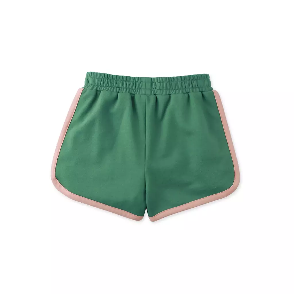 Gingersnaps Cherrific Day Shorts Green - Celana Pendek Anak Perempuan (Hijau)