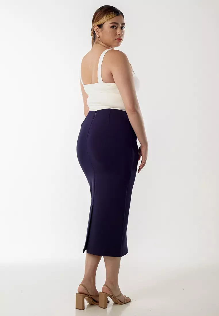 Guess paula denim outlet pencil skirt