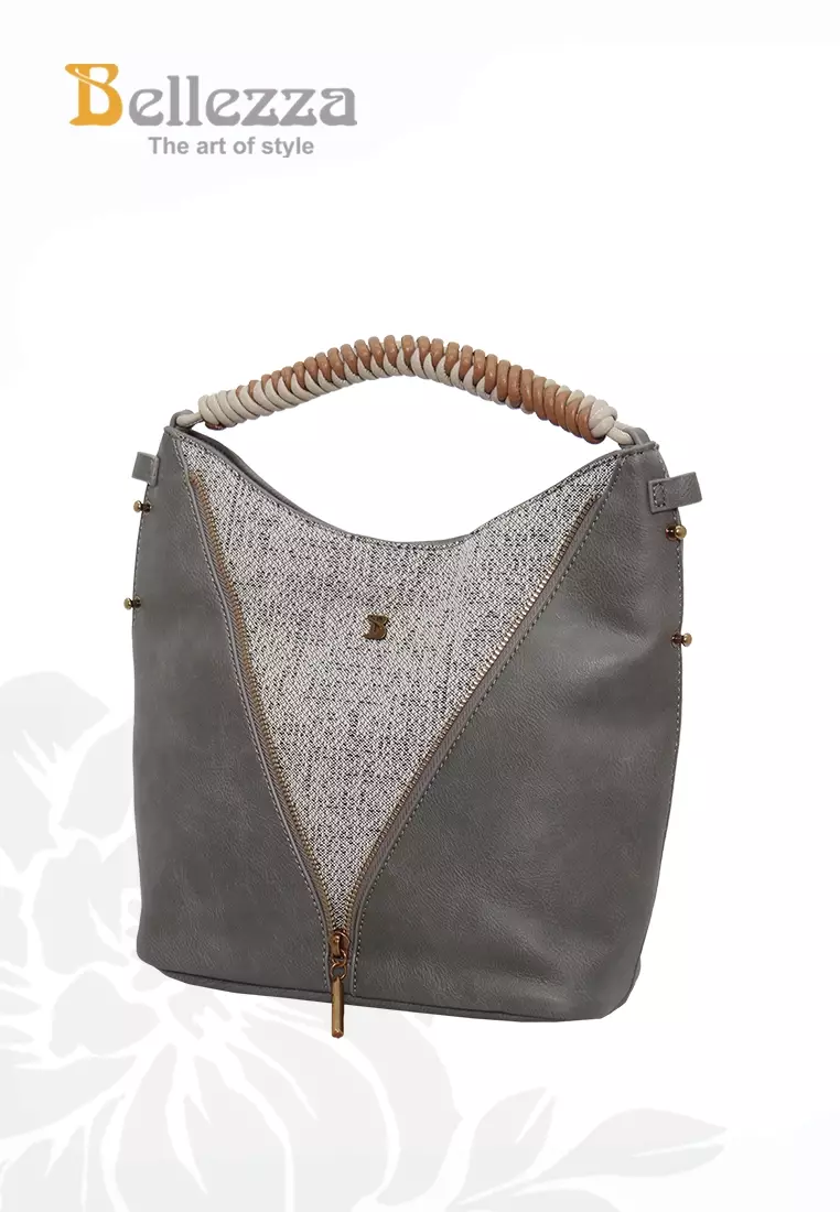 Bellezza Handbag 24087-38 Grey