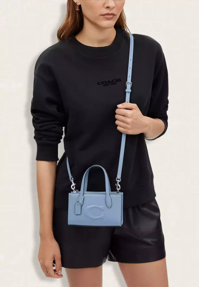 Coach Nina Mini Tote Bag Cornflower