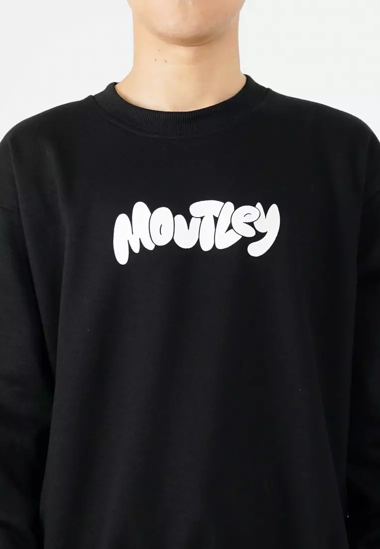 Moutley Men's Jacket Basic Crewneck Sweatshirt Regular Fit Fleece Balloon 051224