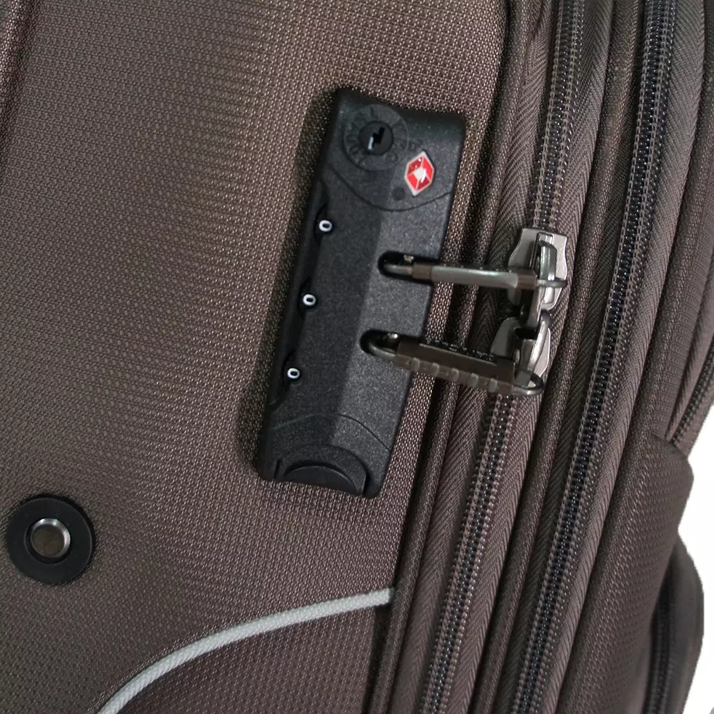 Navy Club Deimos Koper SoftCase - 4 Roda Putar TSA Lock Expandable Size 20 Inch