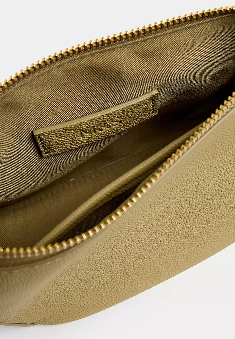 Faux Leather Mini Cross Body Bag