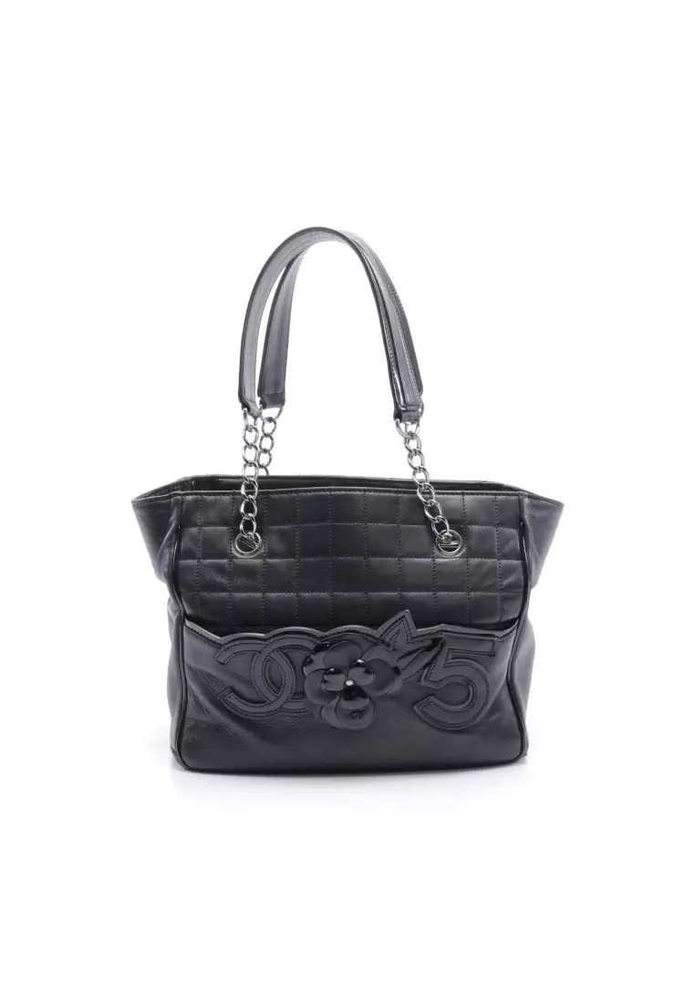 Chanel camellia tote discount bag