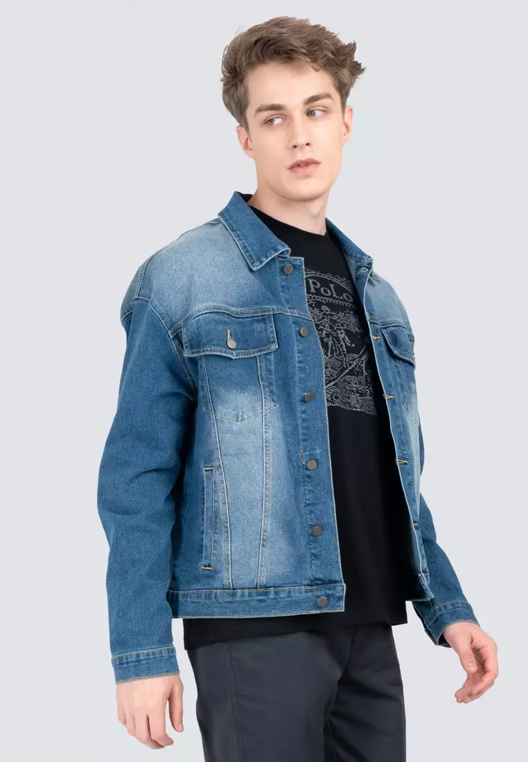 Polo Haus - Men’s Indigo Theme Denim Jacket MDJK1003
