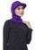 Attiqa Active purple Short Runner- Purple list Purple, Sport Hijab A9B44AA05A0302GS_2