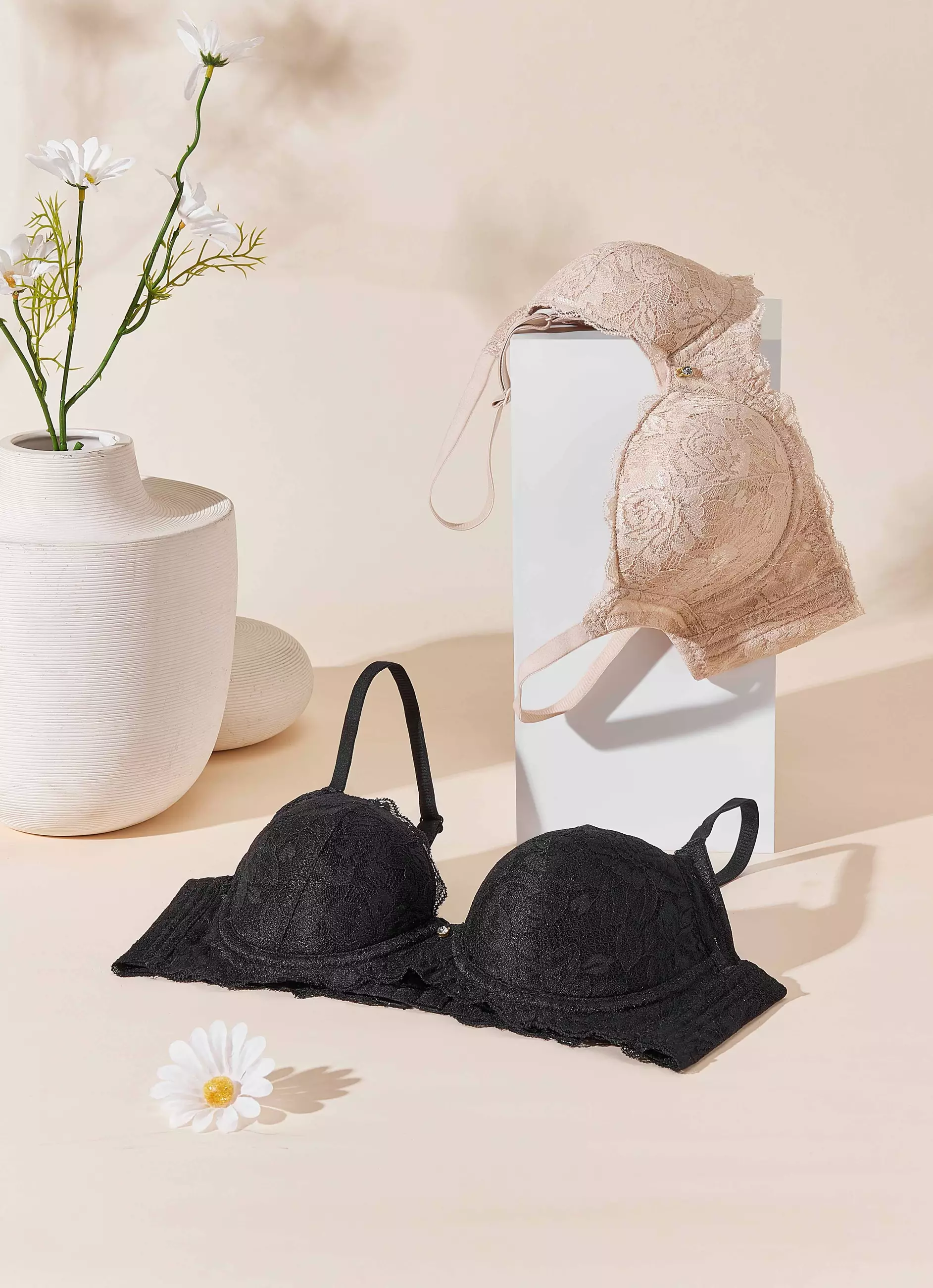 Bra Fabulous Lace Cup B N11-30132B - Light Brown