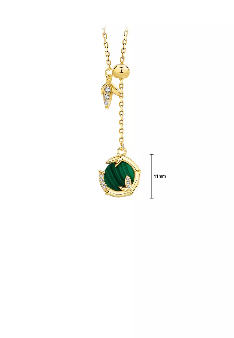 Buy Mooclife 925 Sterling Silver Plated Gold Fashion Simple Bamboo