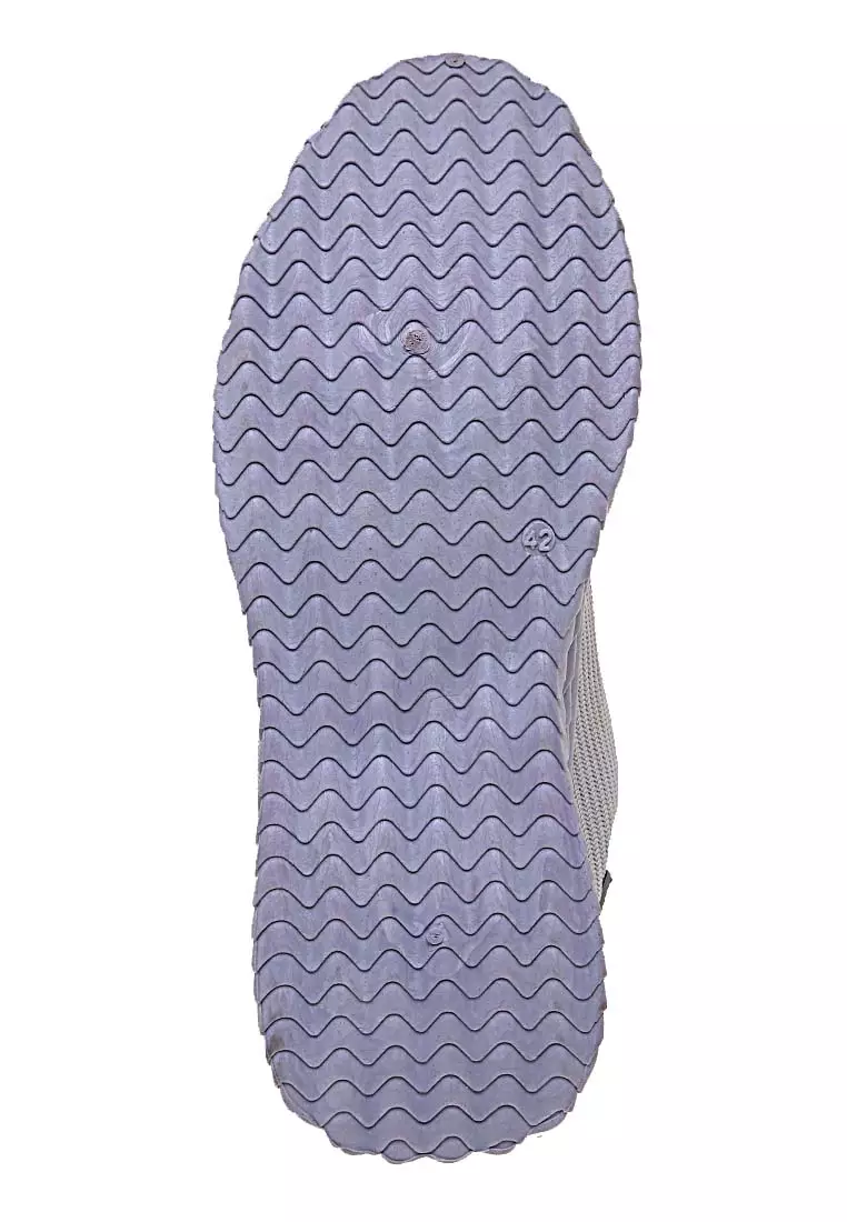 Chayton Sepatu Olahraga Pria Sneakers Casual Sport Shoes Motif Polos Material Flyknit Mesh ORIGINAL - Gray