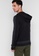 ck Calvin Klein grey Boiled Merino Wool Hooded Zip-Up 5F59CAA24AC989GS_2