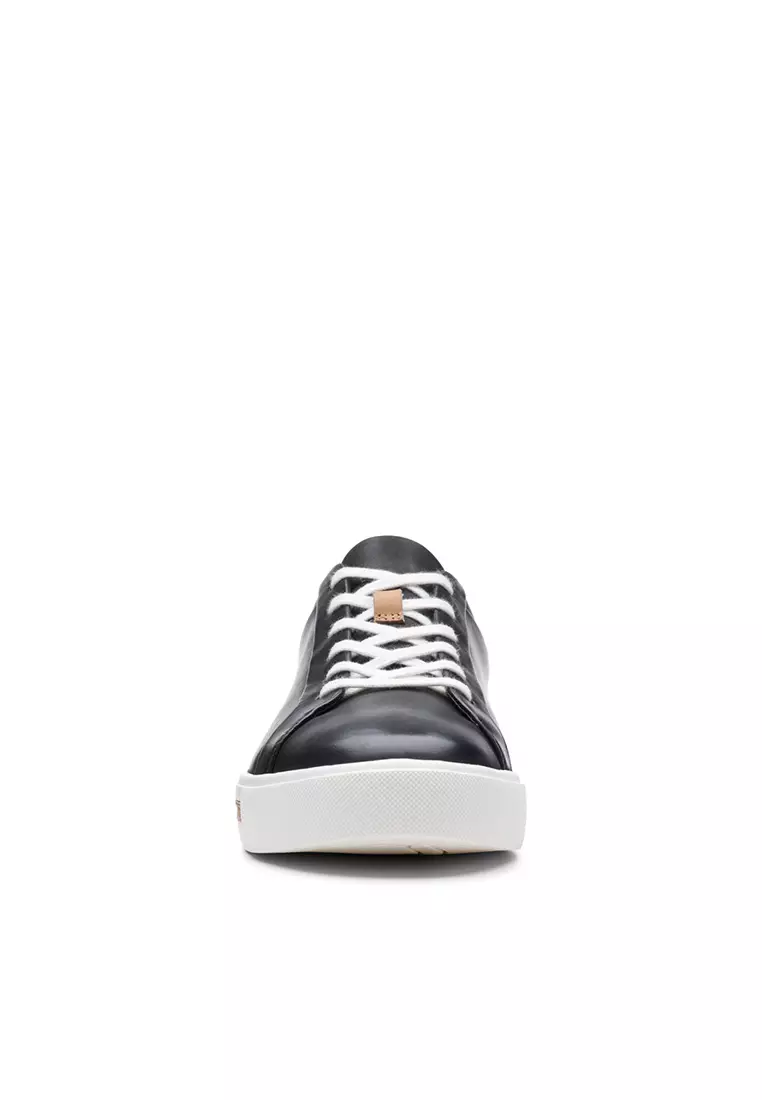 Womens Un Maui Lace Trainers - Black Leather