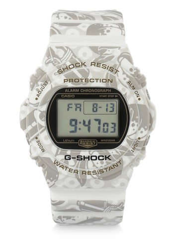 Jual G Shock G Shock Digital Dw 5700slg 7dr White Brown Original Zalora Indonesia