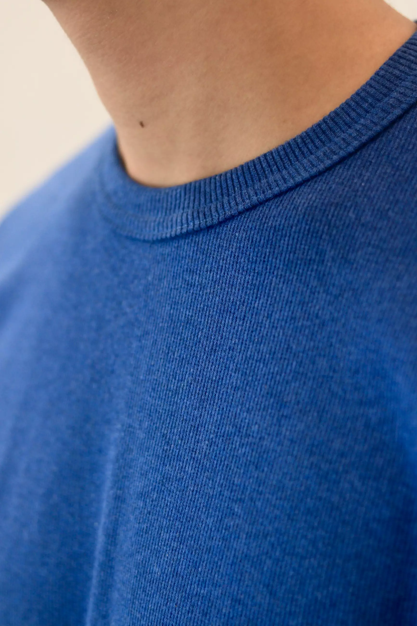 Kale Mark Blue / Atas Kaos Lengan Pendek Pria Premium