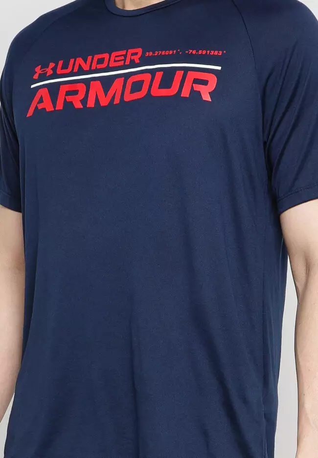 UNDER ARMOUR Breakthrough Triple Stack Logo Short Sleeves T-Shirt