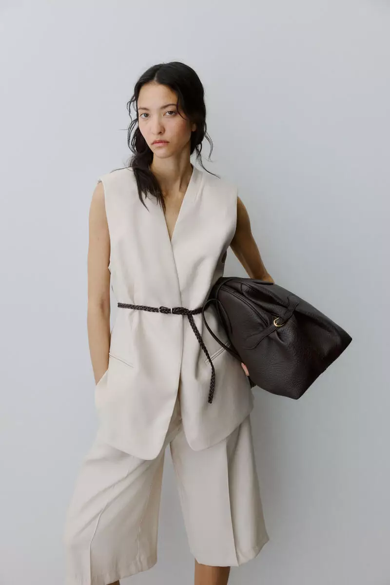 Belted waistcoat