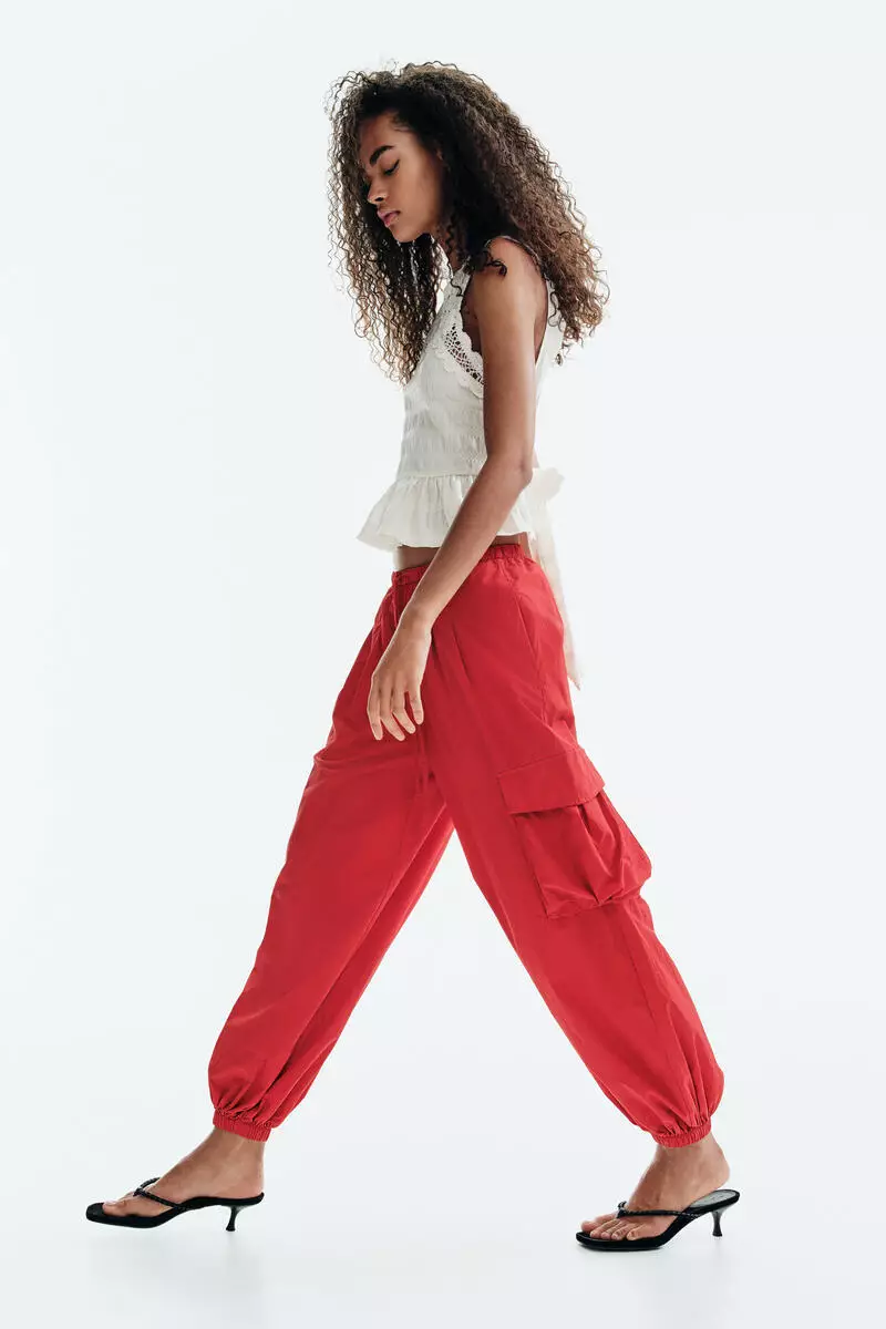 Crochet-look-section textured top