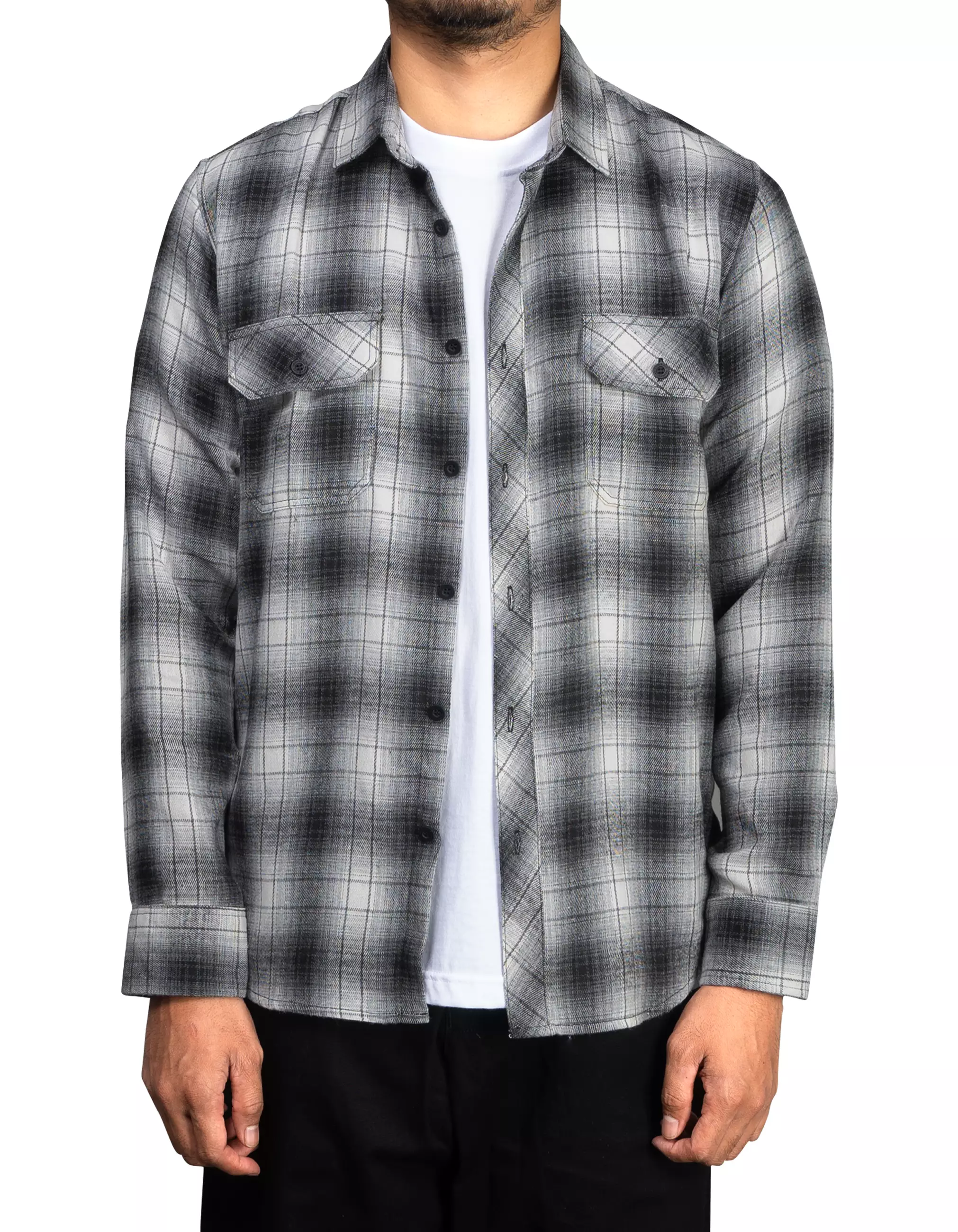 Gloaming Kemeja Flanel Veterano Panjang Calviro