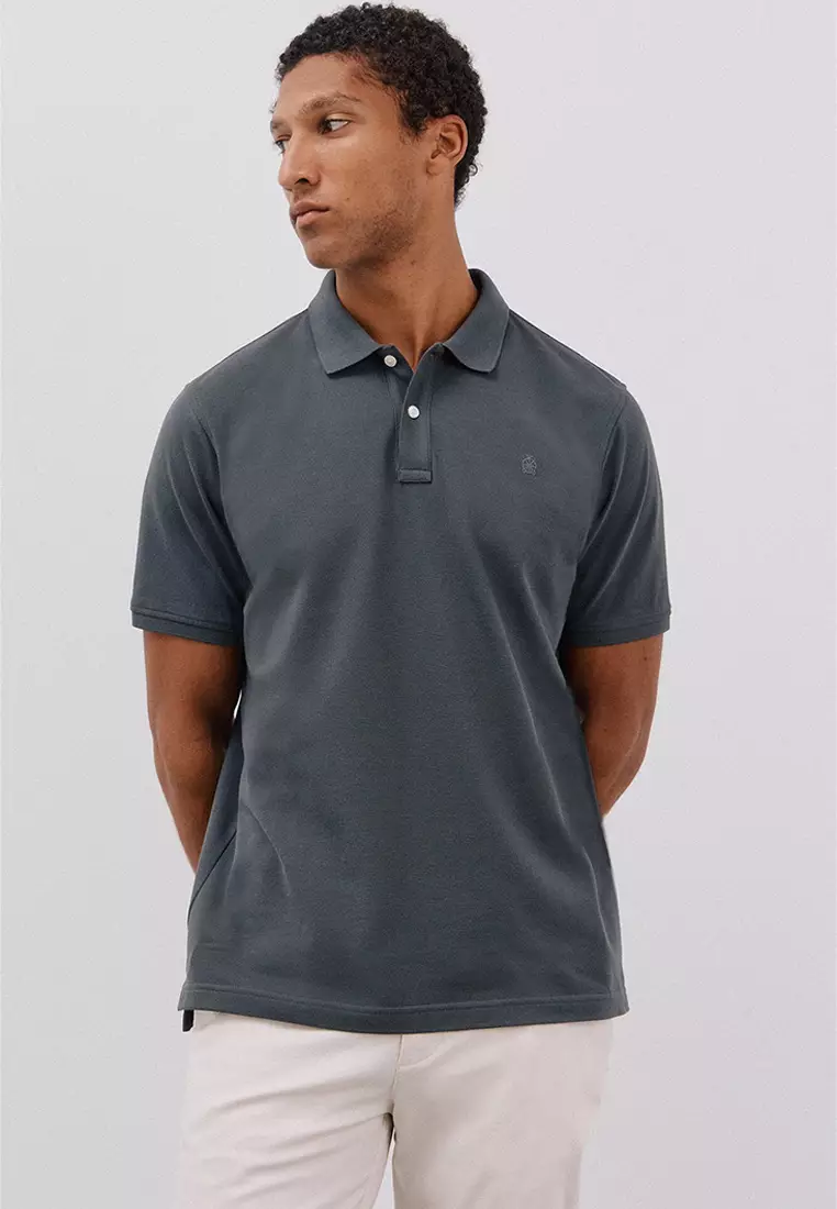 Basic Piqué Polo Shirt